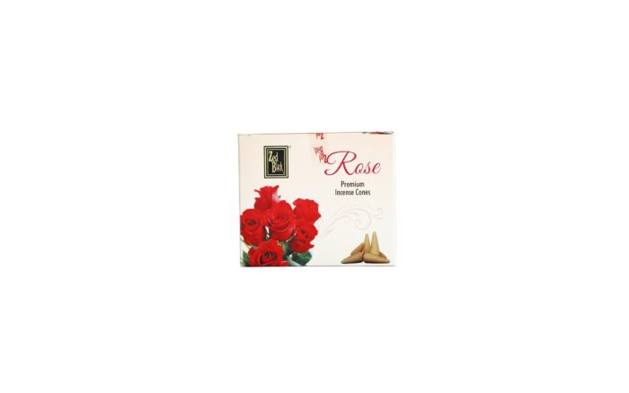 Zed Black Incense Cone Rose