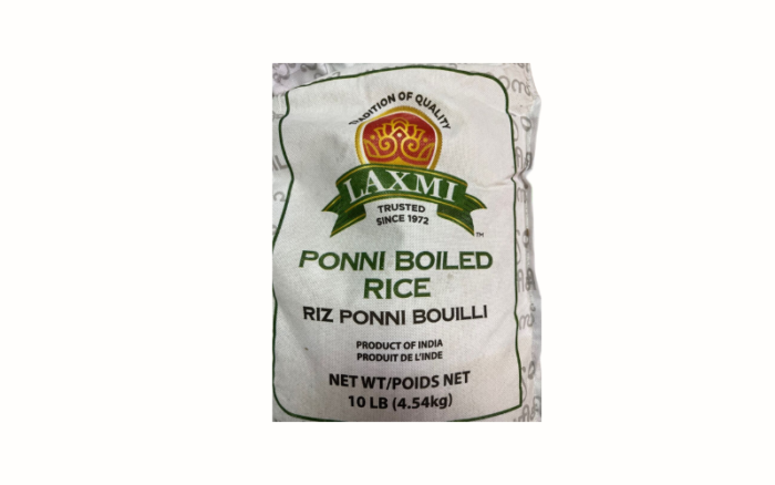 Laxmi Ponni Boiled Rice 10lb